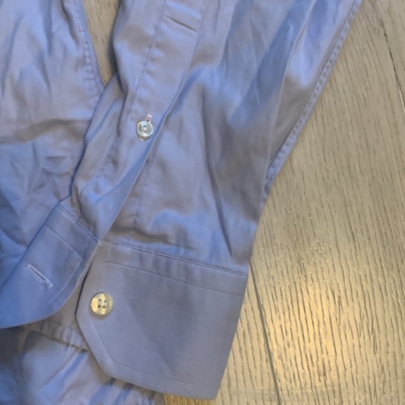 Eton Classic solid Blue Dress Shirt size 17 / 43‎ elegant office career - Picture 5 of 9